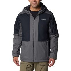 Kurtka ocieplana męska Columbia Point Park II Insulated. Szare kurtki męskie Columbia, m, bez wzorów, sportowe, bez kaptura. Za 599.99 zł.