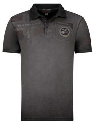 Geographical Norway Koszulka polo "Kimac" w kolorze czarnym rozmiar: M. Czarne koszulki polo męskie Geographical Norway, m, bez wzorów, z bawełny, bez ramiączek. Za 100.99 zł.
