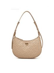 PINKO Torebka Half Moon Mini Fl PE 25 PLTT 102790 A1YB Beżowy. Brązowe torebki klasyczne damskie Pinko, bez wzorów, ze skóry, bez dodatków. Za 899.99 zł.