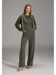 SWING Kurtka w kolorze khaki rozmiar: 42. Brązowe kurtki damskie Swing, bez wzorów, bez kaptura. Za 231.68 zł.