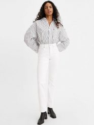 Levi´s Dżinsy - Regular fit - w kolorze białym rozmiar: W29/L30. Białe jeansy damskie z podwyższonym stanem. Za 210.81 zł.