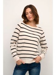 Cream Sweter w kolorze kremowo-czarnym rozmiar: S. Brązowe swetry klasyczne damskie Cream, s, bez kołnierzyka. Za 61.60 zł.