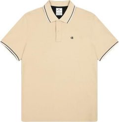 Koszulka męska Champion polo. Brązowe koszulki polo męskie CHAMPION, m, bez wzorów, z bawełny, bez ramiączek. Za 99.00 zł.