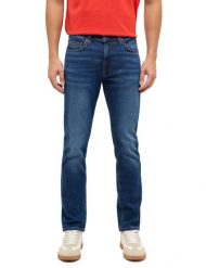 Męskie Spodnie Jeansowe Mustang Style Vegas Slim Denim Blue 1017422 5000 883. Niebieskie spodnie materiałowe męskie Mustang, bez wzorów, z denimu. Za 239.99 zł.