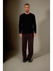 Perfect Cashmere Kaszmirowy sweter "Darri" w kolorze czarnym rozmiar: M. Czarne swetry męskie Perfect Cashmere, m, bez wzorów, z kaszmiru, bez kołnierzyka. Za 630.99 zł.