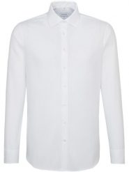 Seidensticker Koszula w kolorze białym rozmiar: 37. Białe koszule męskie Seidensticker, bez wzorów, z bawełny, bez kołnierzyka, bez ramiączek. Za 114.71 zł.