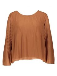 Sublevel Bluzka w kolorze jasnobrązowym rozmiar: M. Brązowe bluzki damskie Sublevel, m, bez wzorów, bez kołnierzyka, bez ramiączek. Za 86.99 zł.