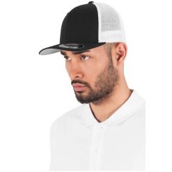 Czapka Flexfit mesh 2-tone. Białe czapki męskie FLEXFIT, bez wzorów, z bawełny. Za 73.15 zł.