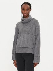 Pinko Golf Vigne 104056 A1A7 Szary Relaxed Fit. Szare golfy damskie Pinko, l, bez wzorów, z syntetyku, bez ramiączek. Za 629.99 zł.