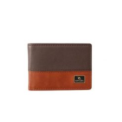 Portfel Męski RIP CURL Corpawatu Brązowy. Brązowe portfele męskie Rip Curl, bez wzorów. Za 98.50 zł.
