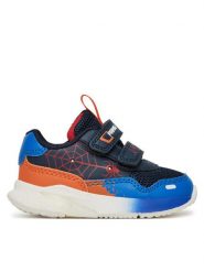 Primigi Sneakersy 7951100 Granatowy. Niebieskie buty sportowe chłopięce Primigi, z materiału, bez zapięcia. Za 139.99 zł.