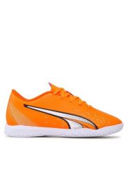 Puma Buty do piłki nożnej Ultra Play It Jr 107237 01 Pomarańczowy. Brązowe buty sportowe na co dzień damskie Puma, bez wzorów, ze skóry. Za 129.99 zł.