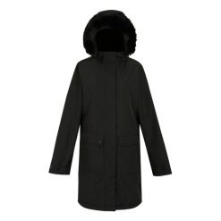 Parka Ze Sztucznym Futerkiem Dla Pań I Panów. Czarne parki damskie Regatta, m, bez wzorów, z materiału. Za 585.99 zł.