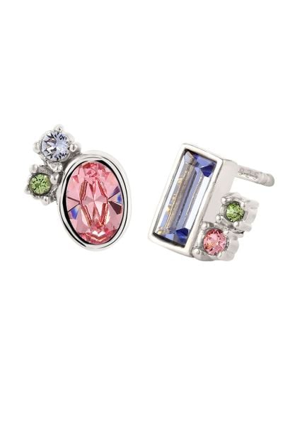 Elli Kolczyki Sztyfty Damskie Szklane Kryształy Brilliant Szlif Różowy Zielony Niebieski 925 Sterling Silver 1 ct. Czerwone kolczyki damskie Elli, srebrne, na sztyftcie. Za 248.99 zł.
