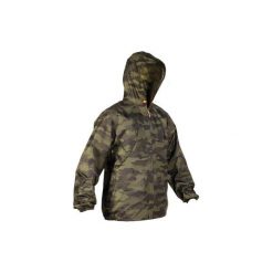 Kurtka myśliwska IMPER LIGHT 100 camo. Brązowe kurtki męskie SOLOGNAC, xl, bez wzorów, z materiału. Za 69.99 zł.