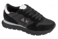 Buty sportowe Sneakersy damskie, Ally Gold Silver. Niebieskie buty sportowe na co dzień damskie SUN68, bez wzorów, z materiału, trekkingowe. Za 429.99 zł.