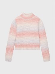 Tom Tailor Sweter 1033970 Różowy Regular Fit. Czerwone swetry dziewczęce Tom Tailor, bez wzorów, z syntetyku, bez kołnierzyka. Za 69.99 zł.