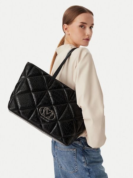 LOVE MOSCHINO Torebka JC4120PP1PLF1000 Czarny. Czarne torebki klasyczne damskie Love Moschino, bez wzorów, ze skóry, bez dodatków. Za 1,059.00 zł.