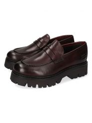 MELVIN & HAMILTON Skórzane mokasyny "Thelia 7" w kolorze fioletowym rozmiar: 42. Różowe mokasyny damskie MELVIN & HAMILTON. Za 491.99 zł.