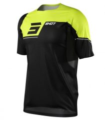 Koszulka z krótkim rękawem Maillot Manches Courtes Shot Revolt. Czarne obuwie trekkingowe damskie SHOT RACE GEAR. Za 127.50 zł.