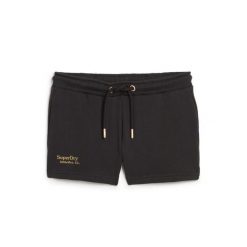Szorty damskie Superdry Essential. Czarne szorty damskie Superdry., bez wzorów, z bawełny. Za 139.70 zł.