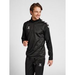 Bluza piłkarska męska Hummel Core XK Half Zip Poly Sweat. Czarne bluzy bez kaptura męskie HUMMEL, m. Za 161.00 zł.
