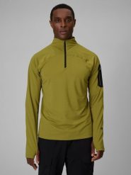 4F Bluza trekkingowa regular bez kaptura męska - zielona XL. Zielone bluzy bez kaptura męskie 4f, l. Za 179.99 zł.