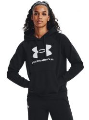 Under Armour Bluza "Rival" w kolorze czarnym rozmiar: S. Czarne bluzy z kapturem damskie Under Armour, s. Za 118.56 zł.