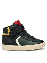 Geox Sneakersy B Gisli B461NA 054FU C0520 S Zielony. Zielone trampki i tenisówki chłopięce Geox, bez wzorów, ze skóry, bez zapięcia. Za 149.99 zł.