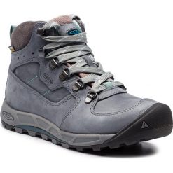 Trekkingi KEEN - Westward Mid Leather Wp 1020157 Turbulence/Stormy Weather. Niebieskie obuwie trekkingowe damskie Keen. W wyprzedaży za 389.00 zł.