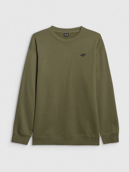 4F Bluza dresowa nierozpinana bez kaptura męska - khaki XL. Brązowe bluzy bez kaptura męskie 4f, m, z dresówki. Za 99.99 zł.