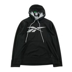 Second life - Bluza z kapturem Męska Czarna - Stan bardzo dobry. Czarne bluzy z kapturem męskie Reebok, m, z materiału. Za 124.96 zł.