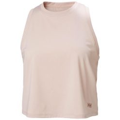 Damski crop top Helly Hansen Ocean Cropped. Czerwone topy damskie Helly Hansen, bez wzorów, bez kołnierzyka. Za 199.50 zł.