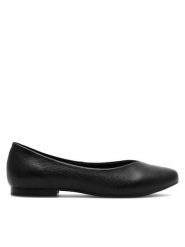 Lasocki Baleriny EST-RUMBA-02 Czarny. Czarne baleriny damskie Lasocki, bez wzorów, ze skóry, bez obcasa. Za 149.99 zł.