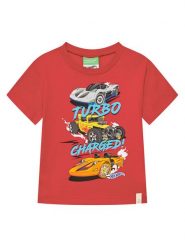 United Colors Of Benetton T-Shirt 3I1XG10I3 Czerwony Regular Fit. Czerwone t-shirty chłopięce United Colors Of Benetton, bez wzorów, z bawełny, bez ramiączek. Za 49.99 zł.