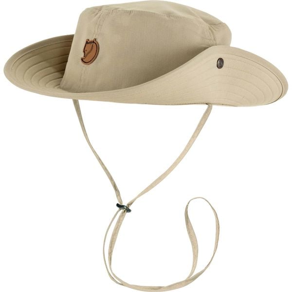 Czapka Fjall Raven Abisko Summer Hat Dorośli. Brązowe czapki męskie Fjällräven, bez wzorów, z bawełny. Za 303.10 zł.