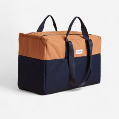 Torba do transportu sprzętu jeździeckiego DUFFLE 65 l. Brązowe torby męskie na ramię FOUGANZA, bez wzorów, z materiału, przez ramię, duże. Za 249.99 zł.