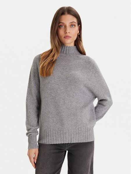 ViCOLO Sweter 77050F Szary Regular Fit. Szare swetry klasyczne damskie ViCOLO, m, z kaszmiru, bez kołnierzyka. Za 549.99 zł.