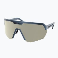 Okulary przeciwsłoneczne SCOTT Sport Shield. Niebieskie okulary przeciwsłoneczne damskie Scott, ze lnu. Za 279.99 zł.