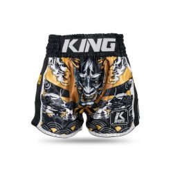 Szorty do boksu tajskiego King Pro Boxing Hanya. Czarne szorty damskie KING PRO BOXING, bez wzorów, sportowe. Za 304.50 zł.