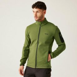 Kurtka z kapturem softshell z zamkiem Regatta Aldean. Zielone kurtki softshell damskie Regatta, m, bez wzorów, z materiału, bez kaptura. Za 80.00 zł.