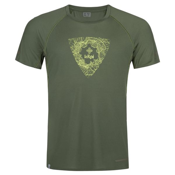 Koszulka Kilpi Wylder. Zielone t-shirty sportowe męskie Kilpi, m, z materiału, bez ramiączek, do biegania. Za 136.50 zł.
