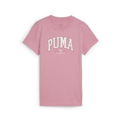 Damska koszulka z nadrukiem PUMA SQUAD PUMA Mauved Out Pink. Czerwone bluzki sportowe damskie Puma, xs, bez wzorów, bez ramiączek. Za 67.99 zł.