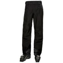 Spodnie narciarskie Helly Hansen Garibaldi 2.0. Czarne spodnie materiałowe męskie Helly Hansen, bez wzorów, sportowe. W wyprzedaży za 830.50 zł.