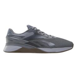 Buty treningowe damskie Reebok Nano X3. Szare buty sportowe na co dzień damskie Reebok, bez wzorów. W wyprzedaży za 275.49 zł.