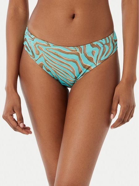 Selmark Dół od bikini BN702 Turkusowy. Niebieskie bikini damskie SELMARK, bez wzorów. Za 209.99 zł.