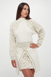 Sweter damski cropped LIU JO. Swetry klasyczne damskie Liu Jo, m, bez kołnierzyka. Za 679.00 zł.
