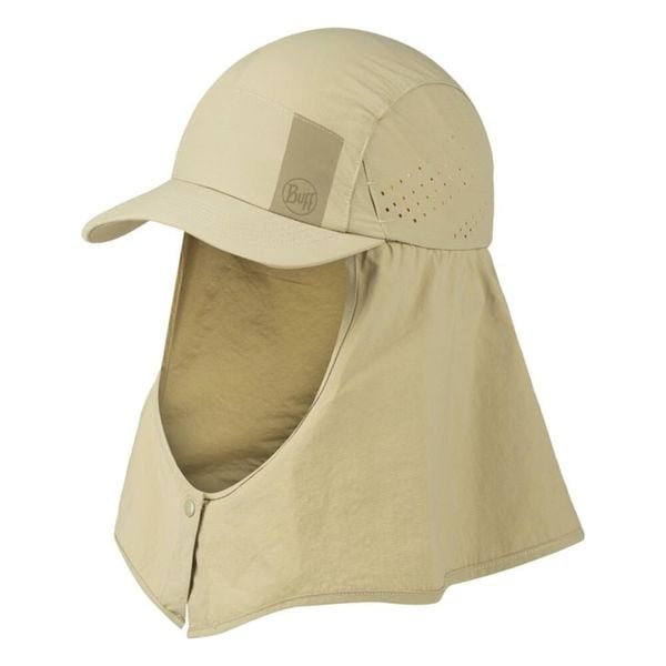 Czapka z nakarcznikiem sahara cap ochrona UVP50. Brązowe czapki męskie Buff, bez wzorów. Za 193.99 zł.