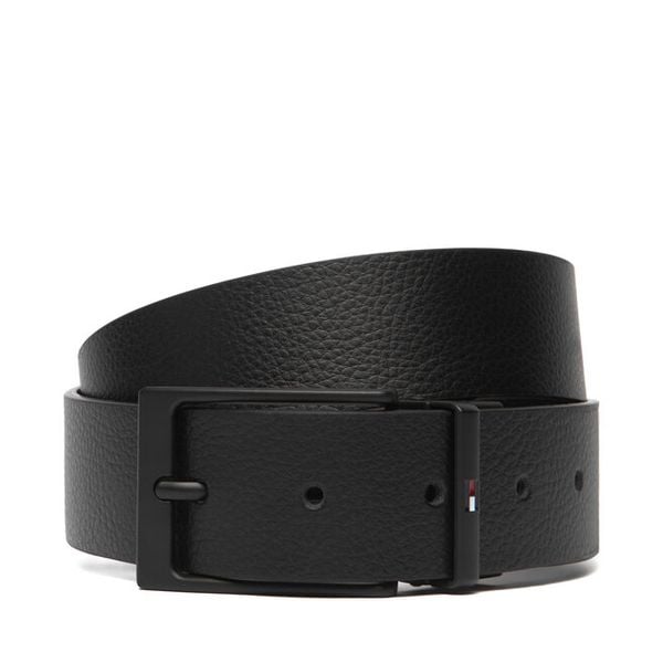 Pasek Męski Tommy Hilfiger. Czarne paski męskie Tommy Hilfiger, bez wzorów. Za 249.99 zł.