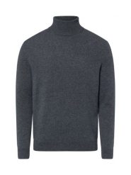 Andrew James sweter z golfem z czystego kaszmiru Mężczyźni Kaszmir (100%) szary, XL. Szare swetry męskie Andrew James, m, bez wzorów, z kaszmiru, bez kołnierzyka. Za 799.95 zł.